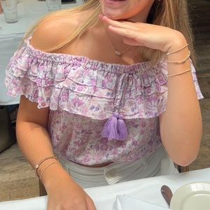 NWOT love shack fancy blouse